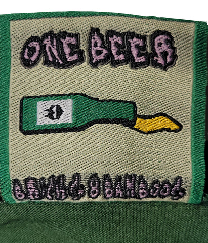 Dear DOOM,                  Thanks 4 The Memories....Just Remember ALL CAPS when you spell the man name.                                                          #DOOMSDAYINPARADISE  - 100% Cut & Sewn   - Premium Stone Washed Cotton (Green)  - Reflective Print on Front & Back   - PVC Logo Patch   - Double Sided Neck Tags (America's Most Blunted/One Beer)