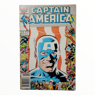 Captain America #323 1st Appearance Of The New Super Patriot Newsstand Edition