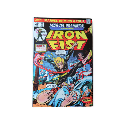 Marvel Premiere #15 1st Iron Fist! Bronze Age Super Key!!! High Grade Copy (1974)