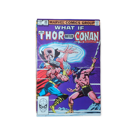 What If 39 Thor battled Conan Watcher cover (1983)