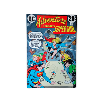ADVENTURE COMICS # 423 -SUPERGIRL-SUPERMAN-FLASH,GREEN LANTERN,BATMAN (1972)