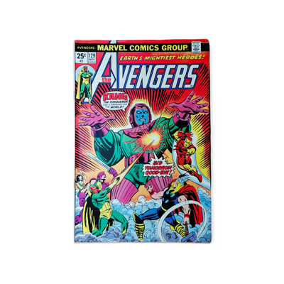 Avengers #129 Kang the Conquerer cover. Marvel value stamp intact (1974)