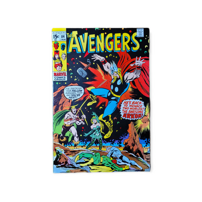 The Avengers #84 Black Knight! Enchantress!! Arkon!!! (1971)