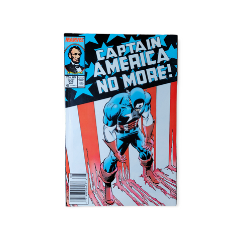 CAPTAIN AMERICA #332 NEWSSTAND Steve Rodgers RESIGNS as Captain America (1987)