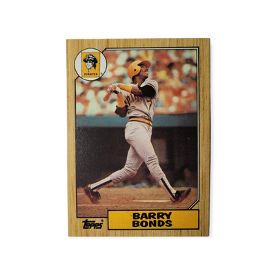 1987 TOPPS Barry Bonds - Pittsburgh Pirates #320 ROOKIE Baseball Card *ERROR
