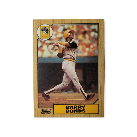 Barry Bonds Rookie Card 1987 Topps #320