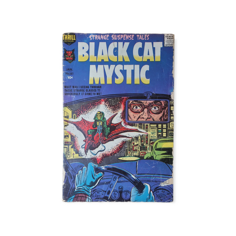 BLACK CAT MYSTIC #61 Classic Cover (1958)