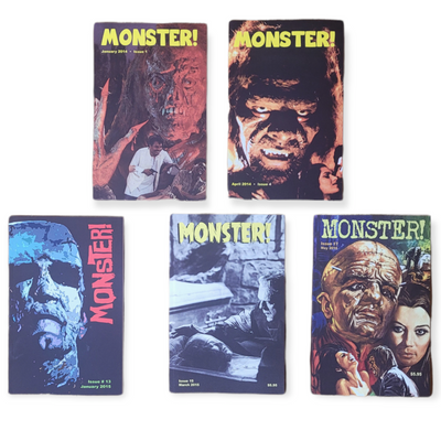 Monster! 5 Book Bundle/Lot - Issue #'s 1, 4, 13, 15, 17