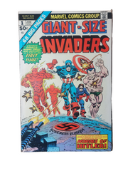 Giant Size Invaders #1 Bronze Age Origin Captain America (1975)