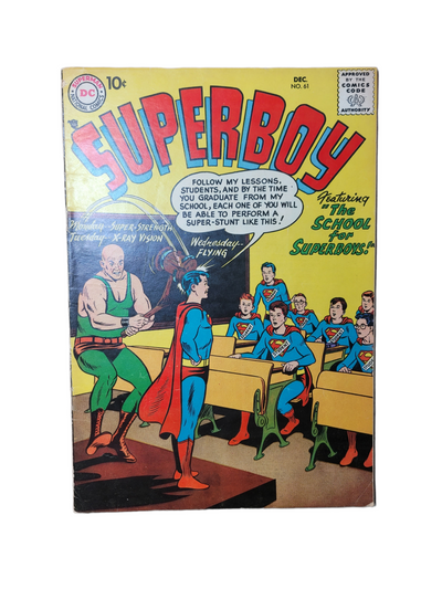 Superboy #61 The School For Superboys DC Superman (1957)