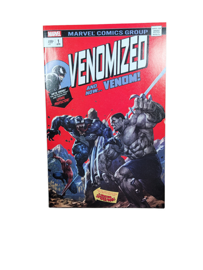 Venomized 1 SKAN Incredible Hulk 181 Homage Variant Spider-Man Venom Weapon H (2018)