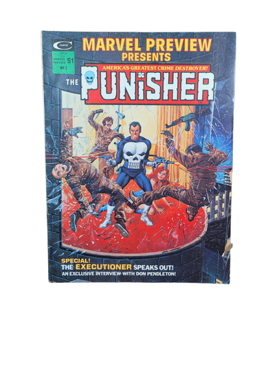 Marvel Preview #2 Presents Punisher Dominic Fortune 1975 Gerry Conway